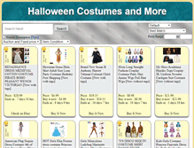 Tablet Screenshot of costumes.suodo.com